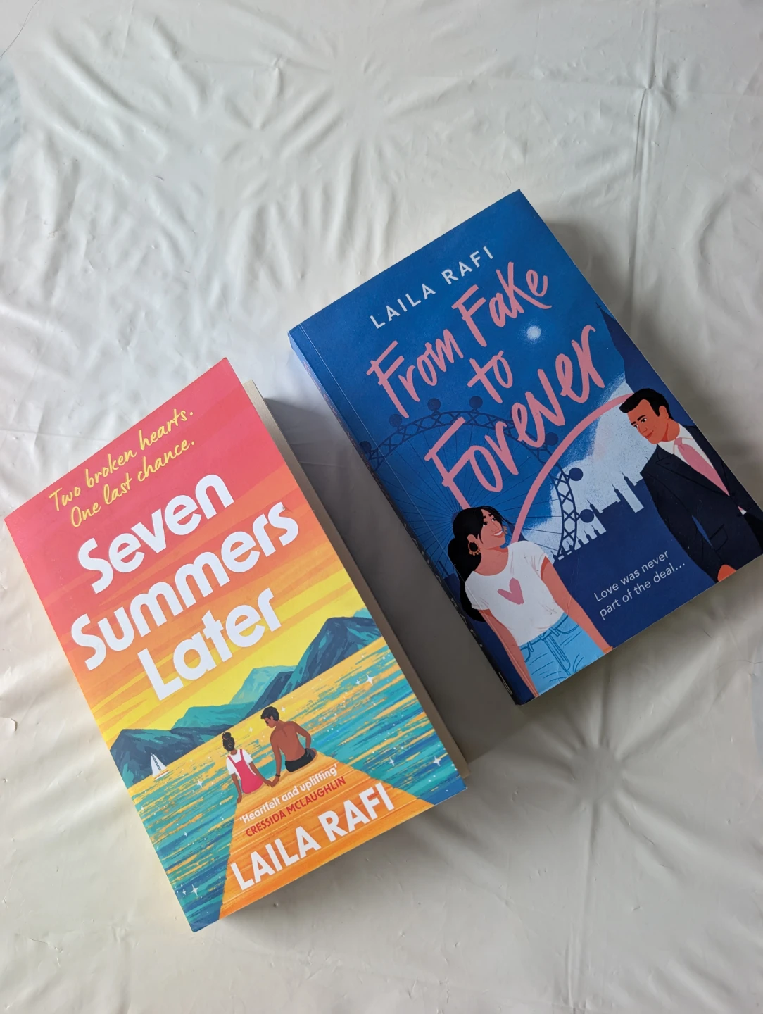 Seven Summers Later & From Fake to Forever Books by Laila Rafi