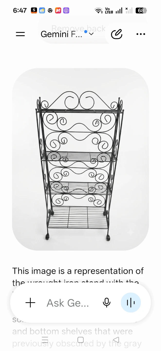 4 Tier Bakers Rack all Metal - photo 2