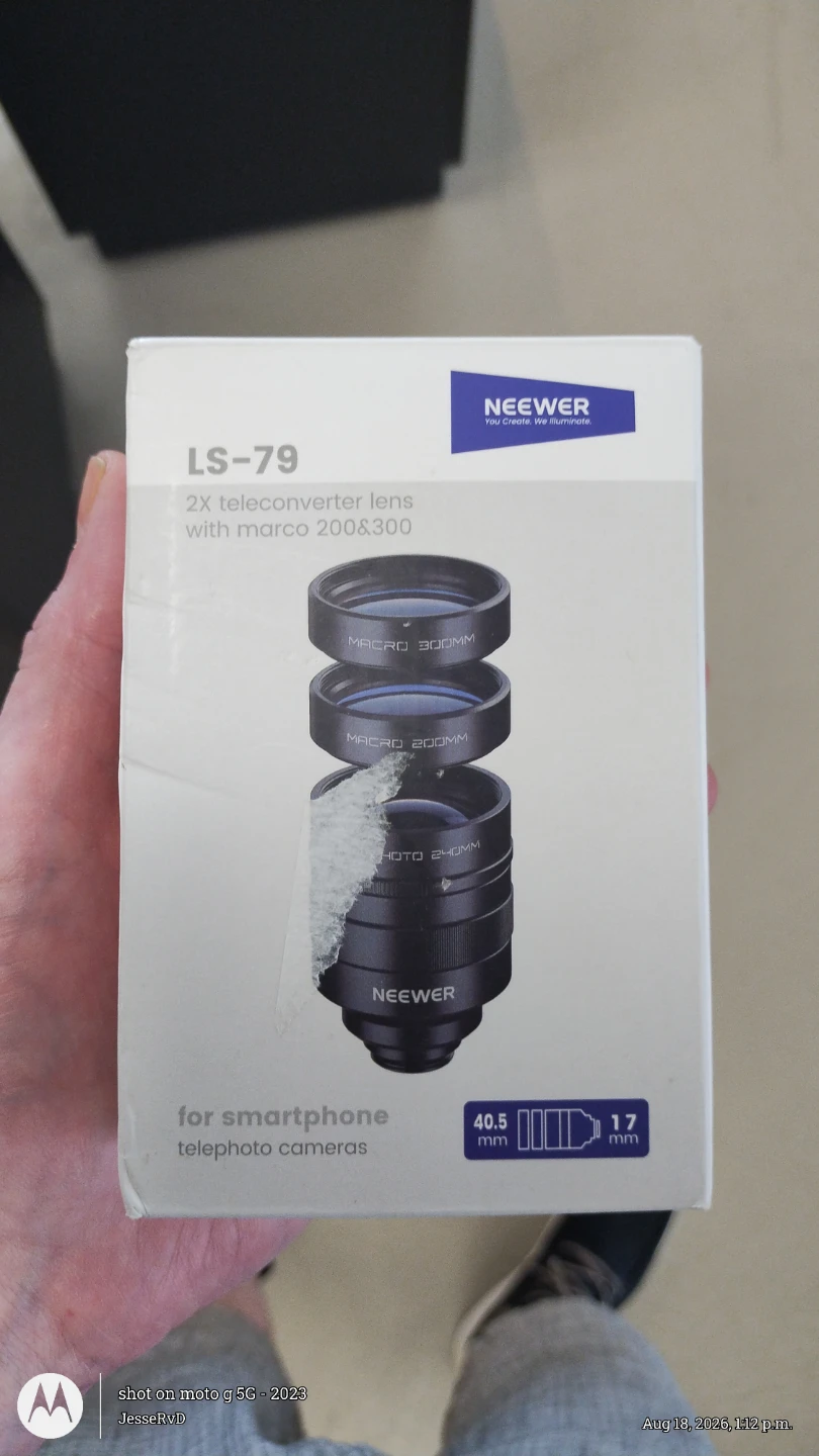 Neewer LS-79 2X Teleconverter Lens for Smartphone