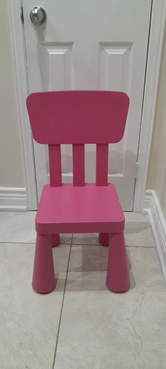 Pink IKEA Mammut Children's Chair