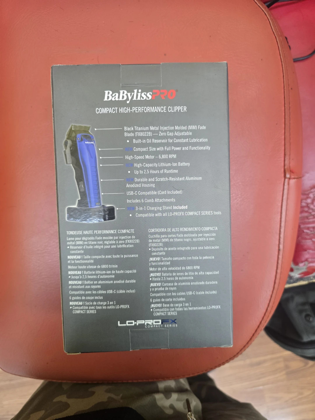 BaBylissPRO Lo-Pro FX Compact Hair Clipper FX820B - photo 3
