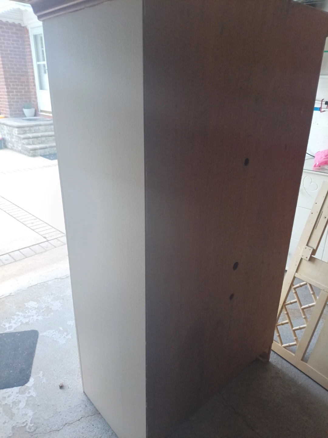 Cream and Red Armoire Cabinet - photo 5