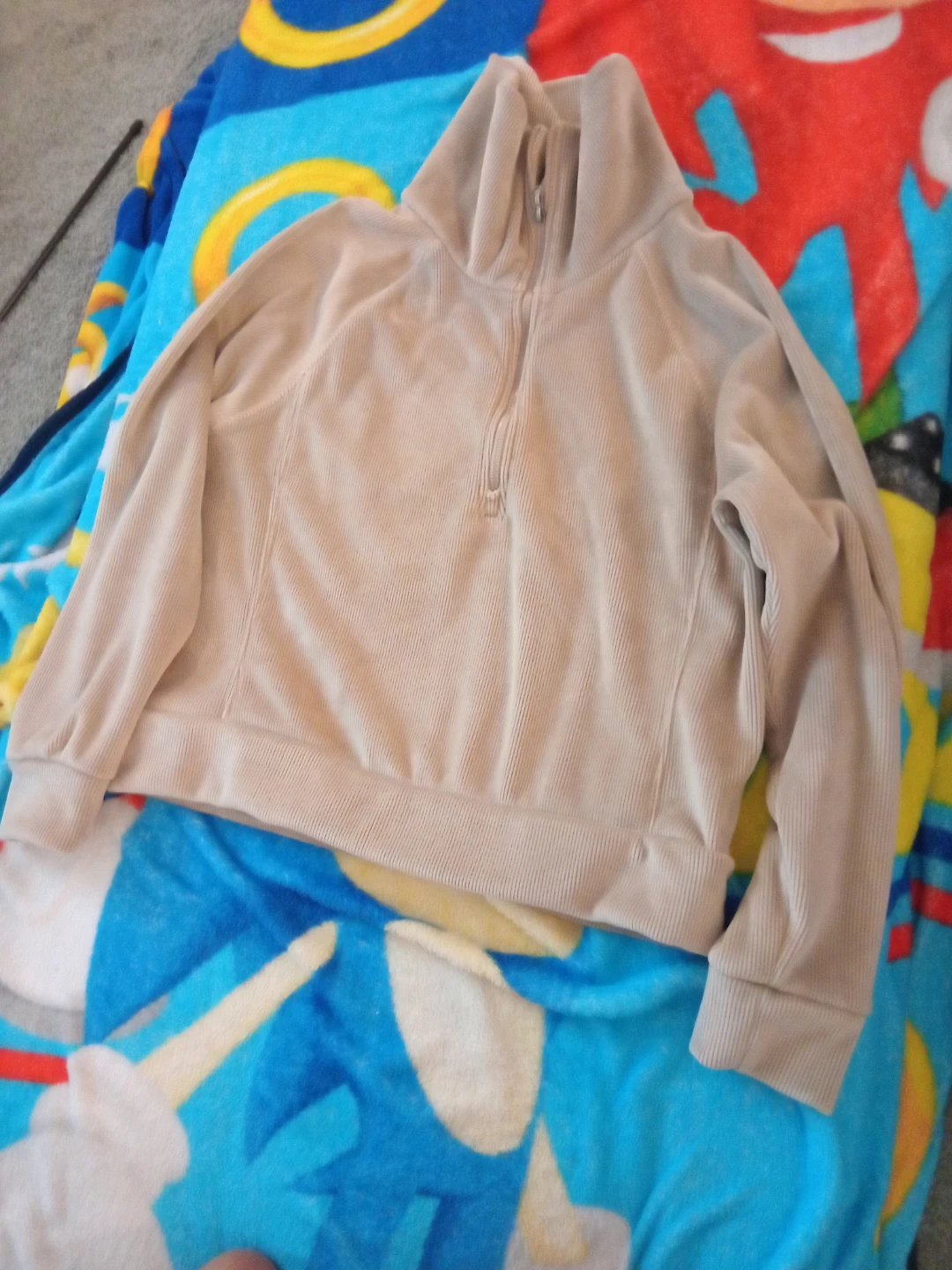 Kyodan Women's 1/4 Zip Pullover - Tan - G/L