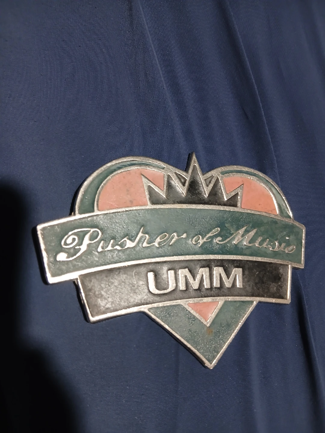 UMM Pusher of Music Metal Badge