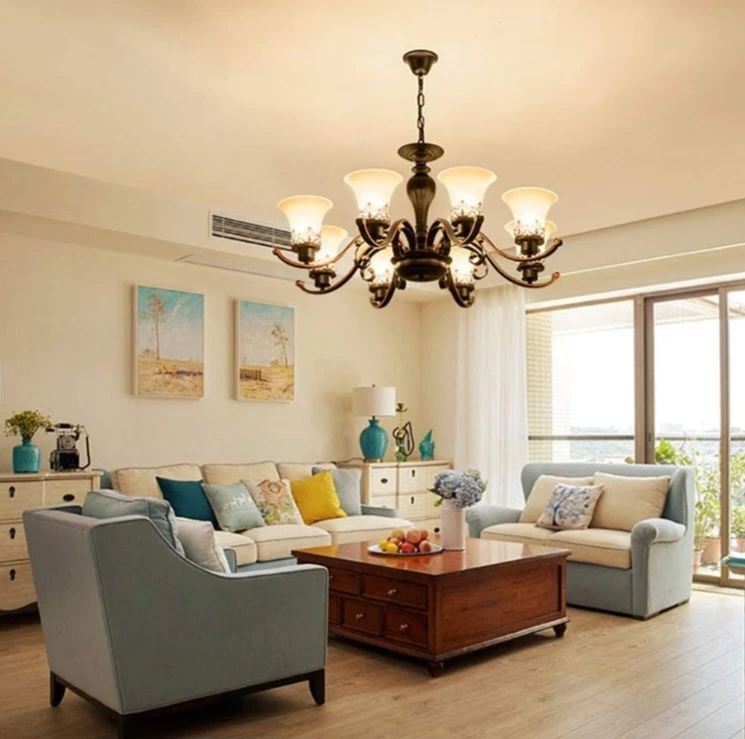 Antique European style 6-lights chandelier (Ceiling light) - photo 3