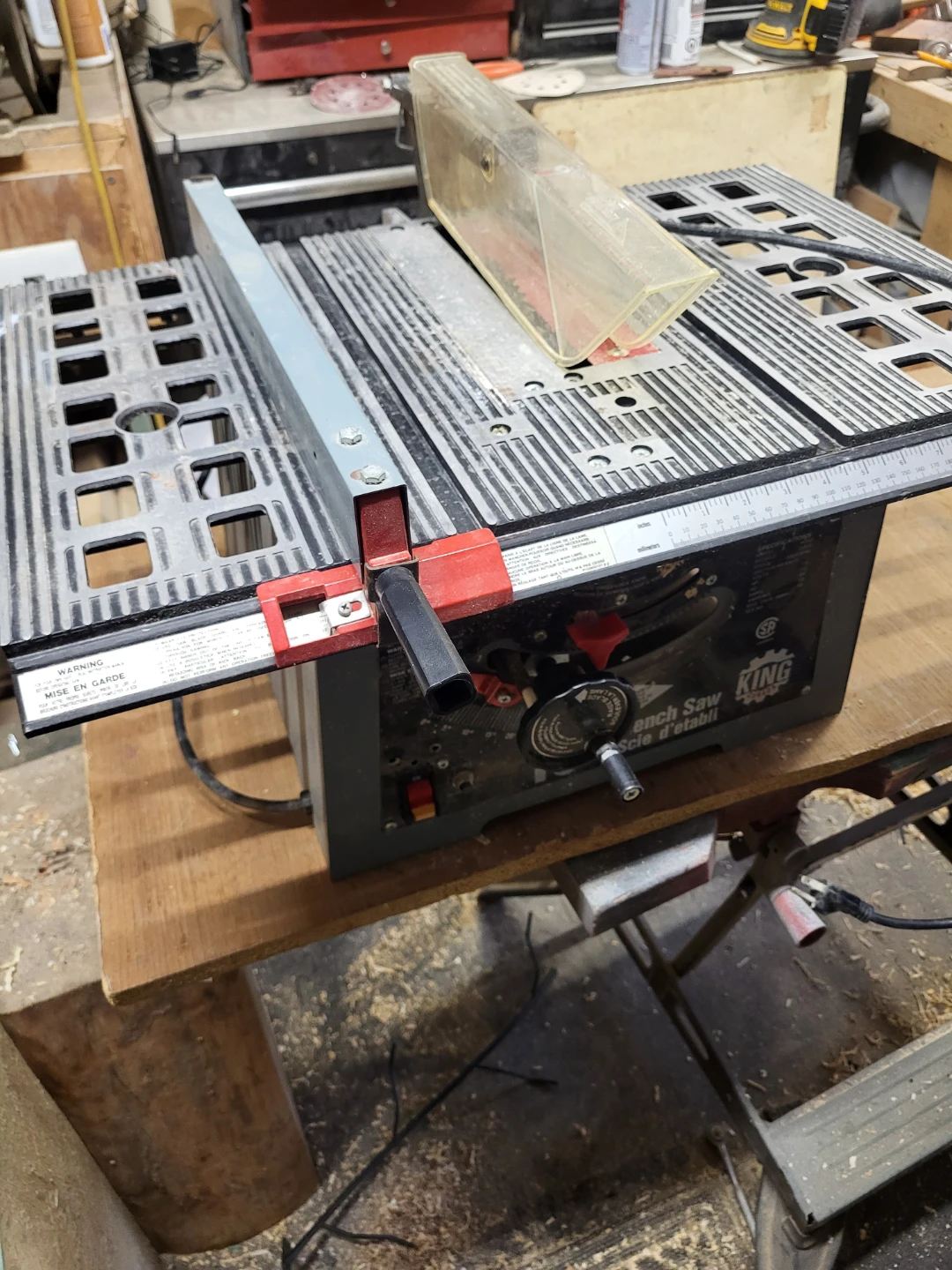 King Canada 10" Bench Table Saw