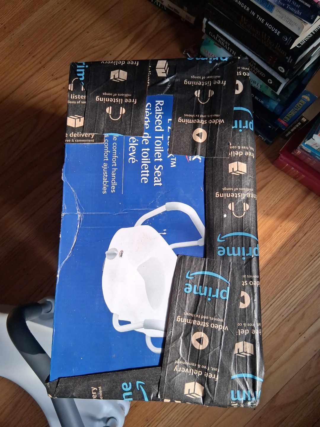 Carex EZ Lock Raised Toilet Seat with Adjustable Handles - photo 5