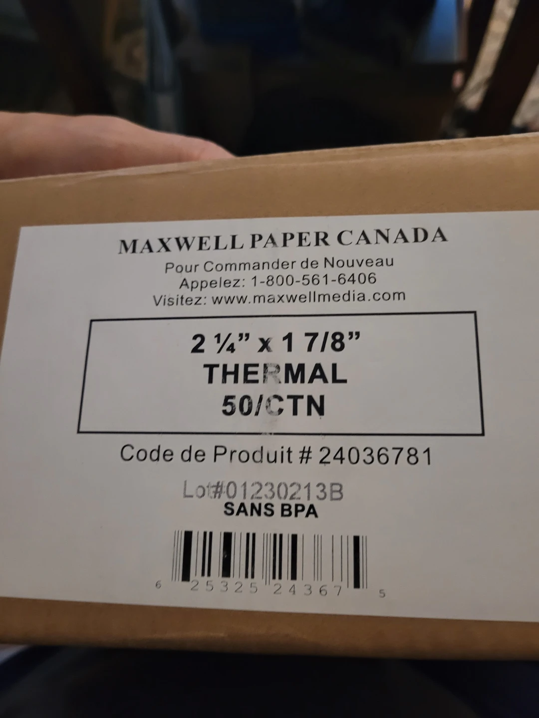 Maxwell Paper Thermal Receipt Rolls - photo 2