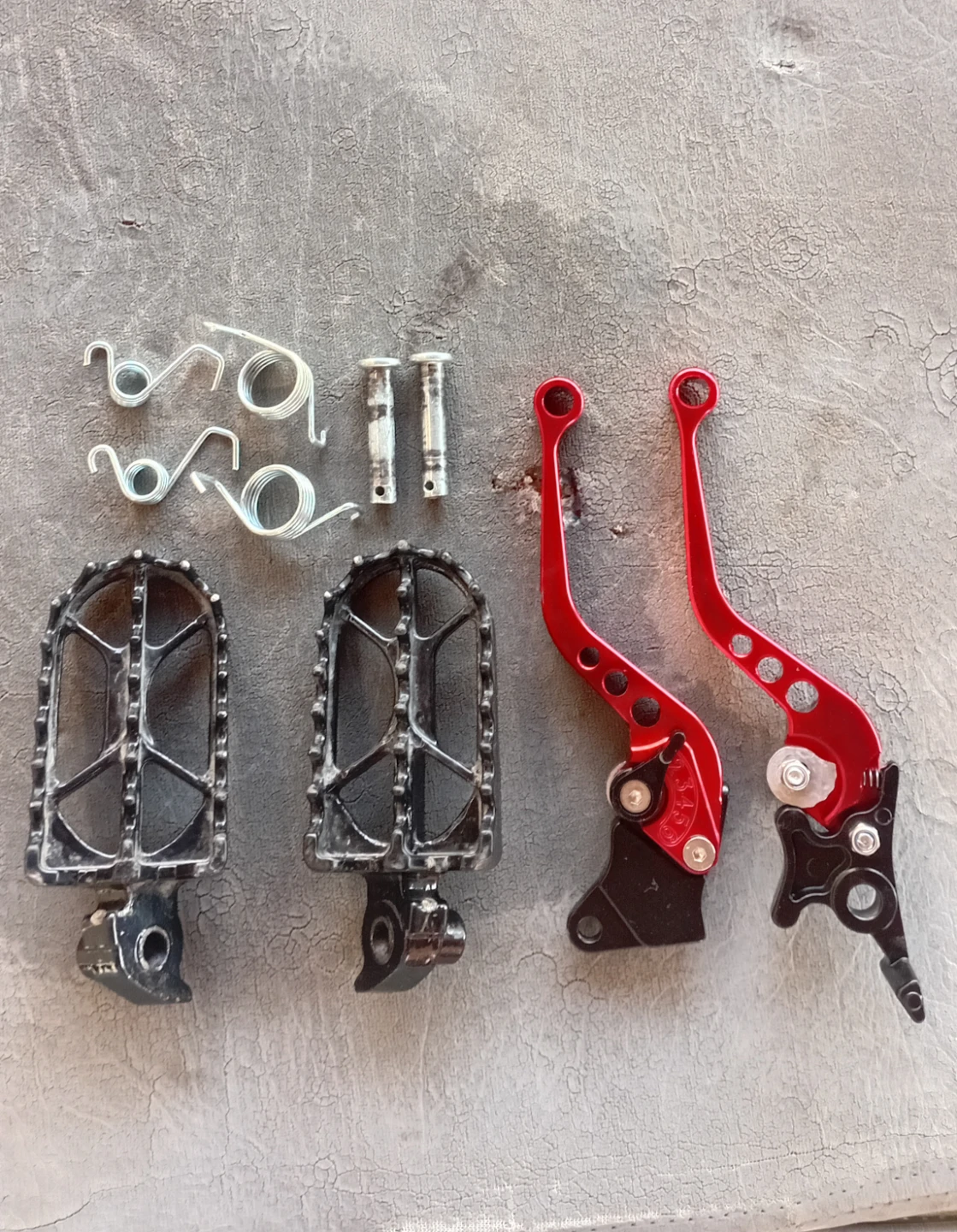 Ebike/emoto Foot Pegs and Brake Levers
