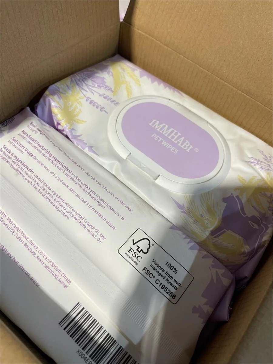 Immhbi Pet Wipes - Lavender, 400 Count - photo 4