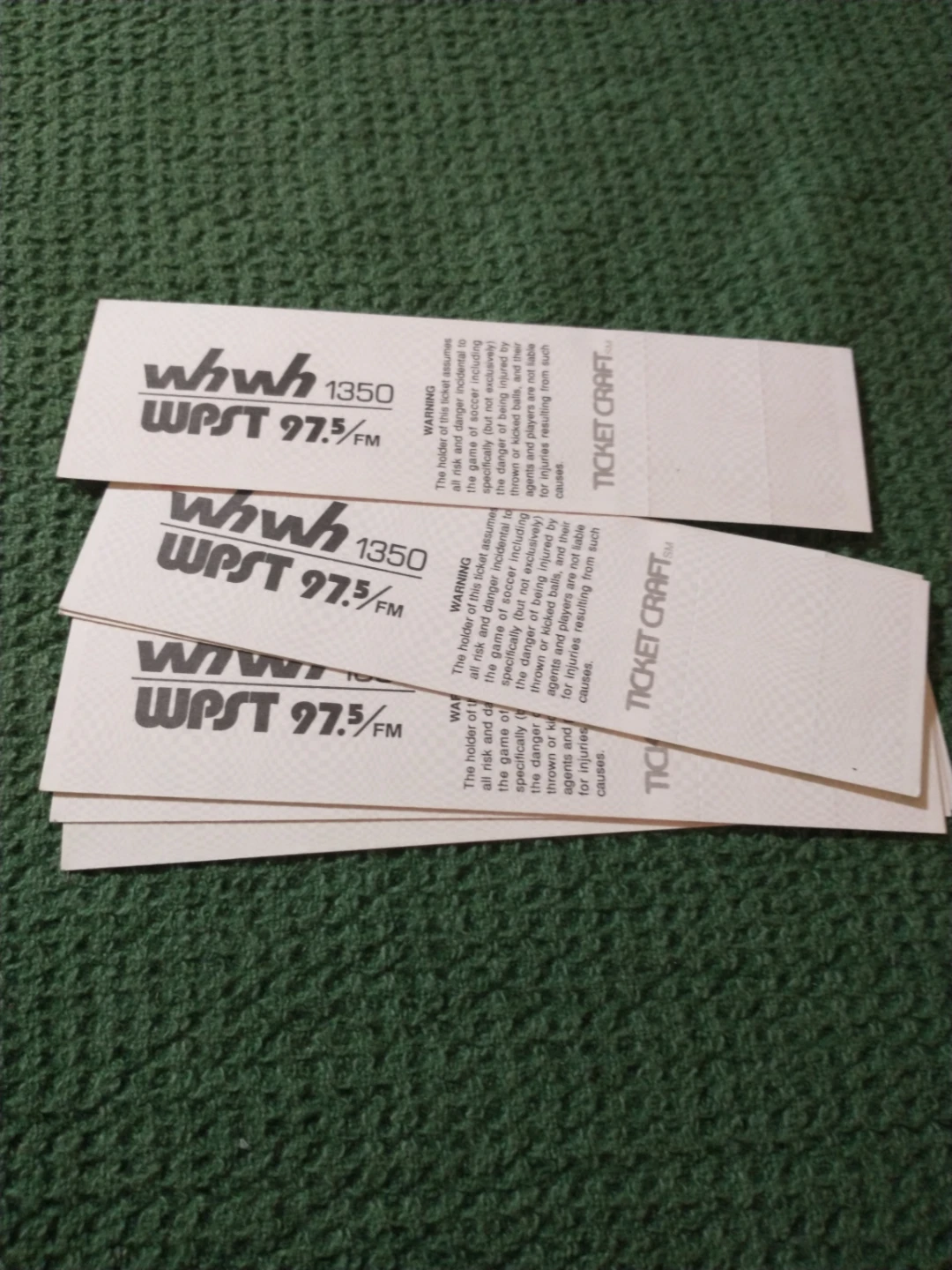 1991 Penn-Jersey Spirit Pro Soccer Unused Tickets - photo 5