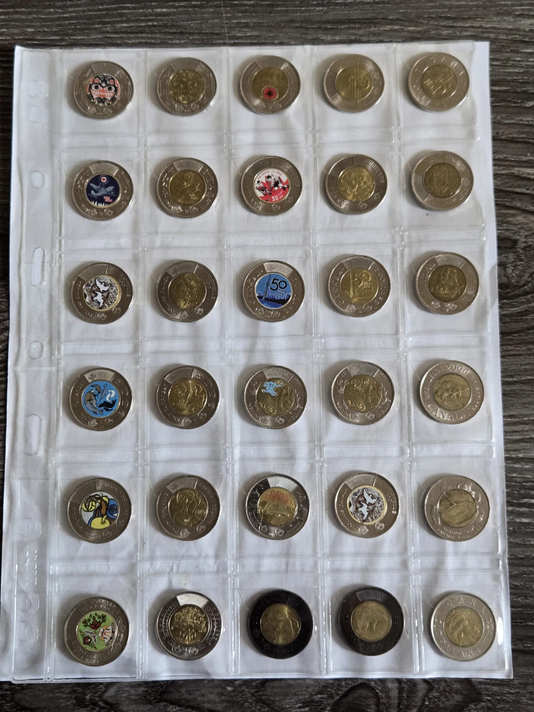 30 Canadian $2 Coins