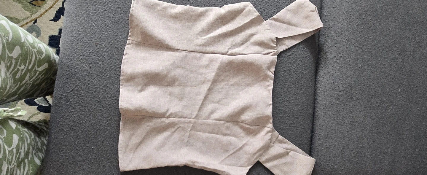 Linen Blend Off-the-Shoulder Top