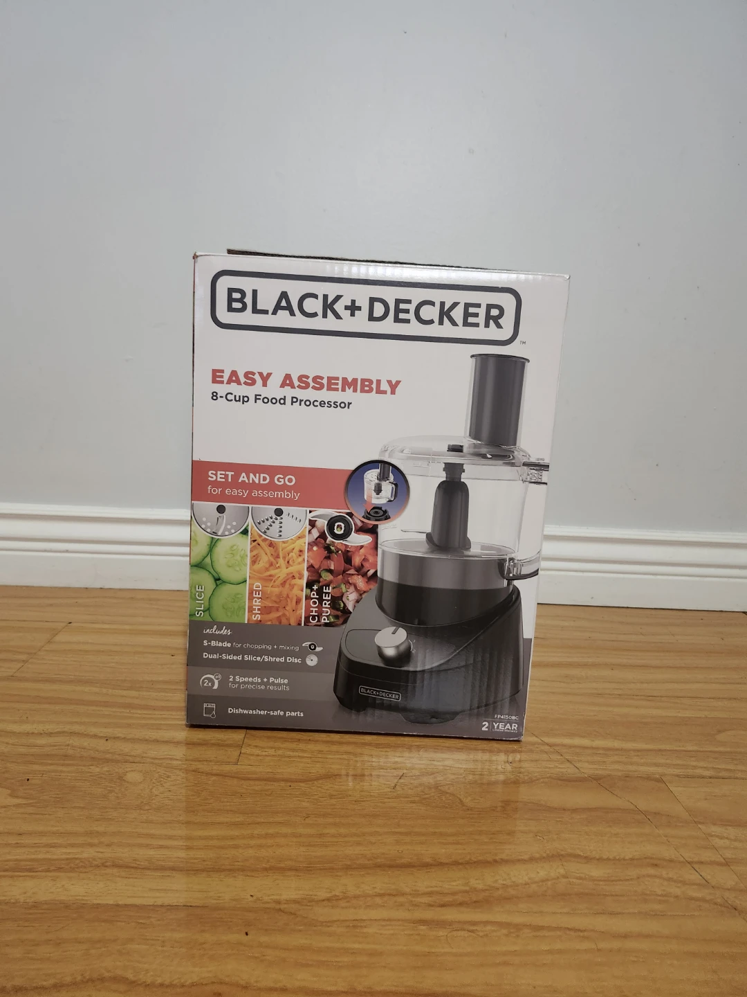 BLACK+DECKER 8-Cup Food Processor