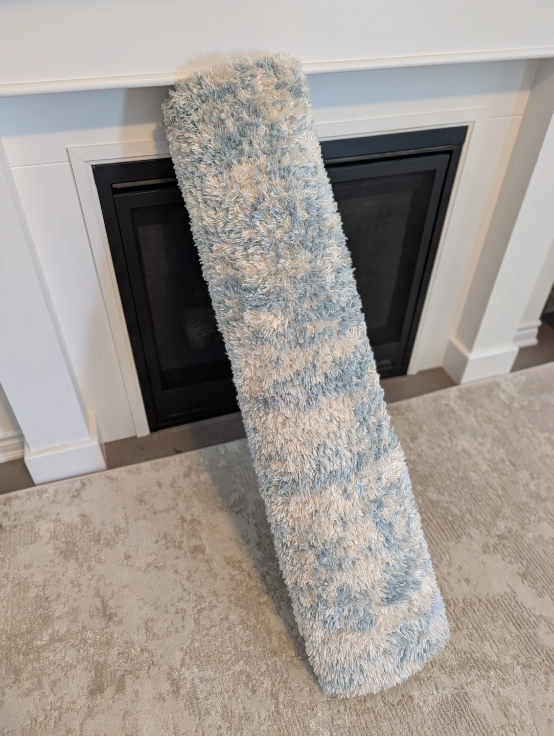 Shag Area Rug - Cream & Blue - photo 2
