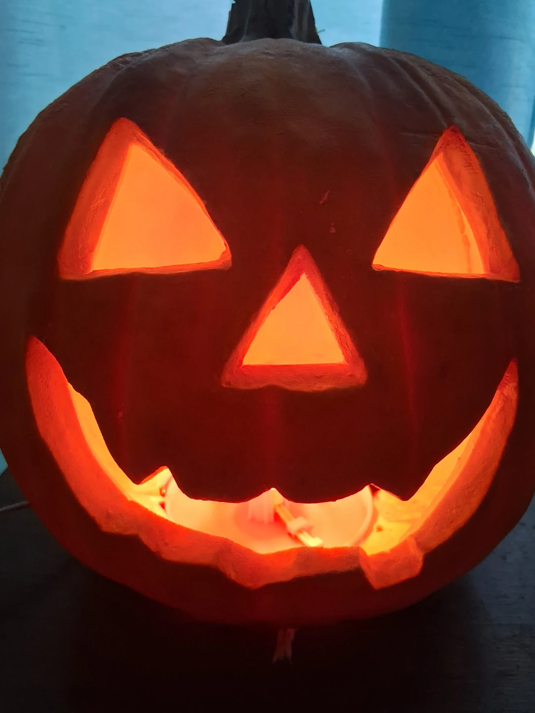 Vintage 1993 Halloween Light-Up Jack-o'-lantern Decoration