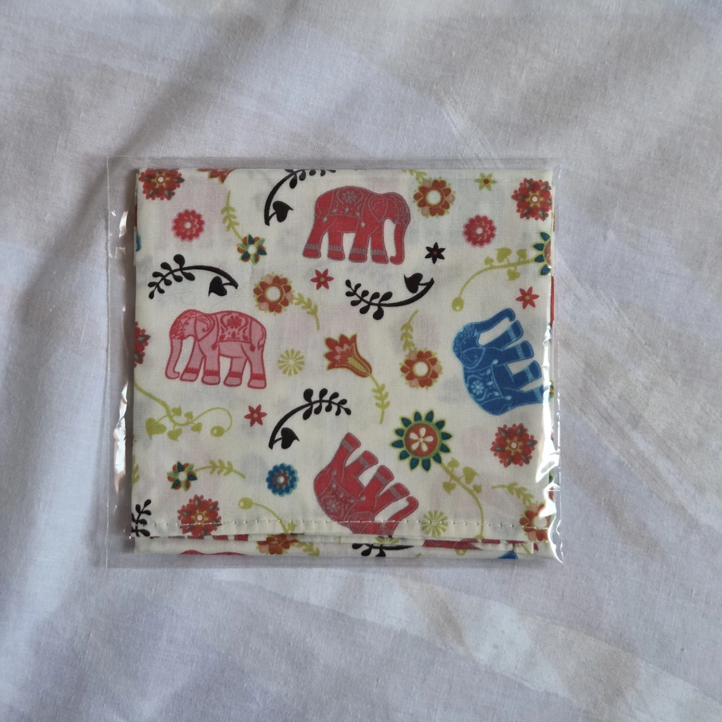 🆕Floral Elephant Print Bandana