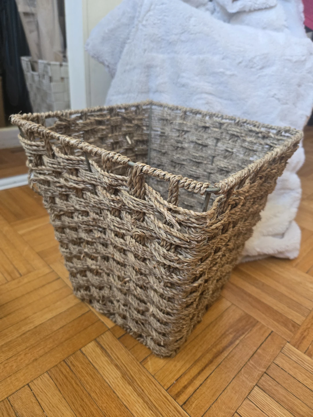 Wicker Storage Basket 10" tall