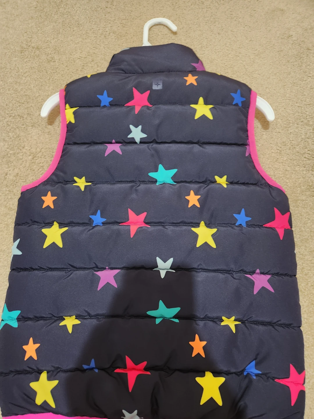 Mountain Warehouse navy star print puffy vest - photo 3