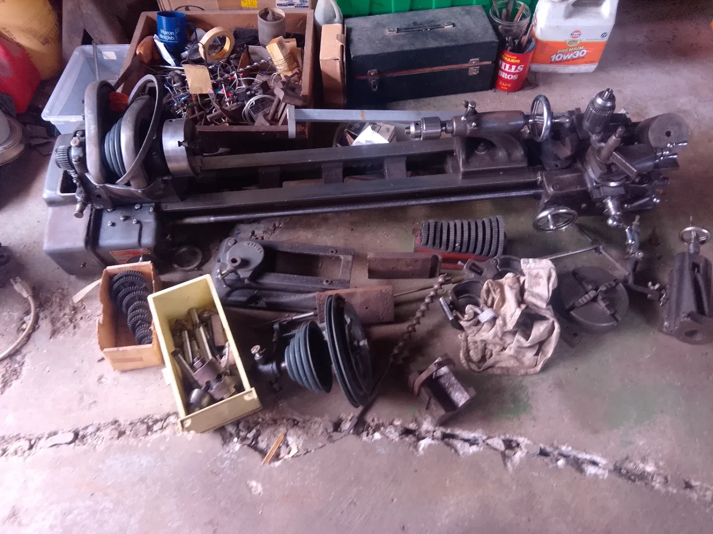 Atlas metal lathe.
