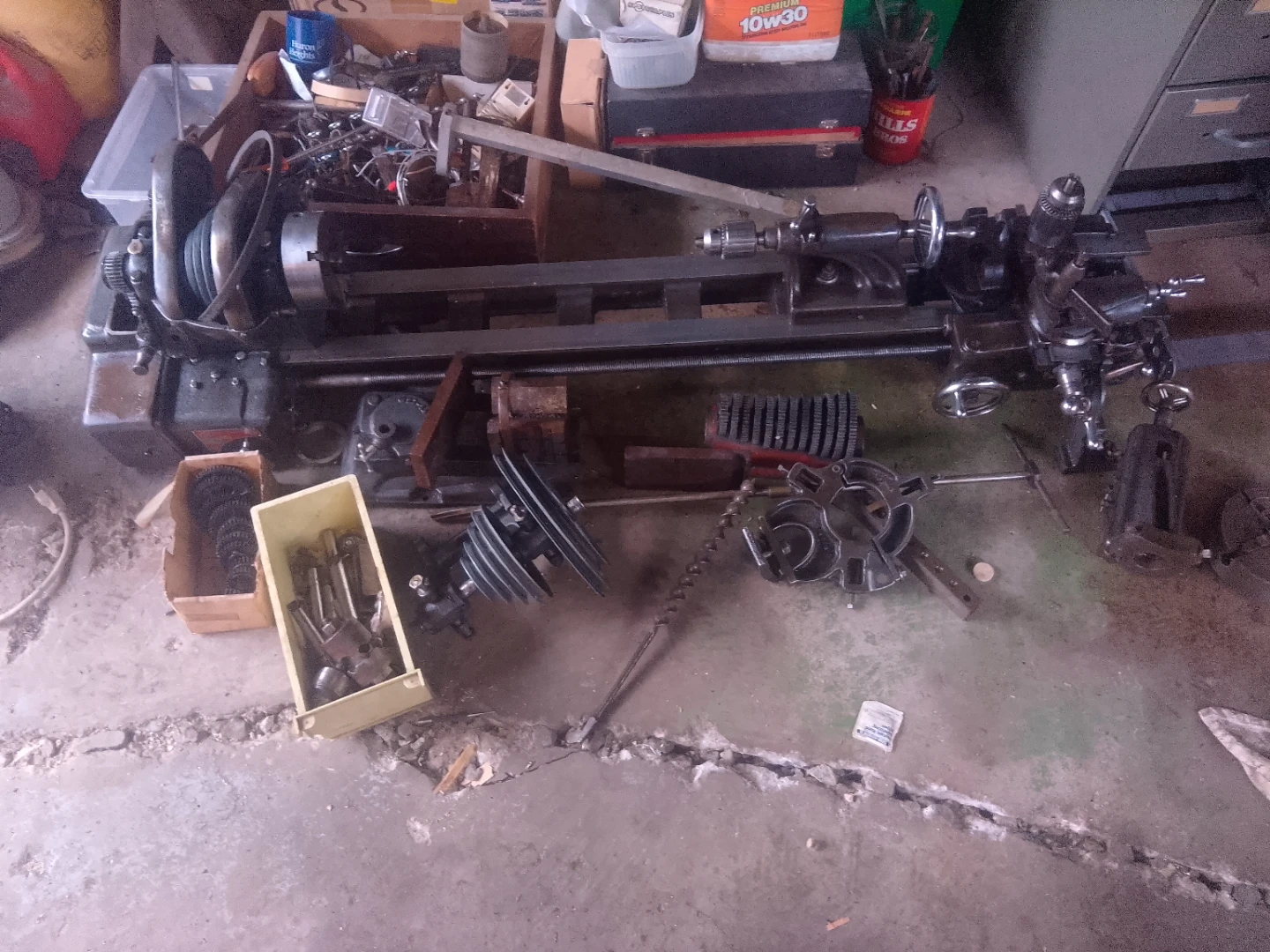 Atlas metal lathe. - photo 3