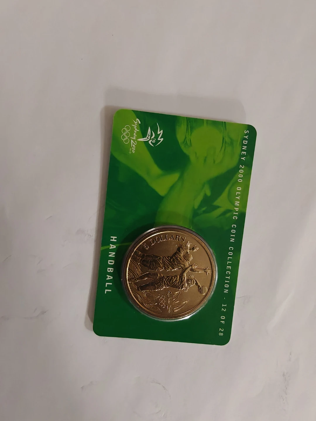 Sydney 2000 Olympic Coin Collection Handball 5 Dollar Coin