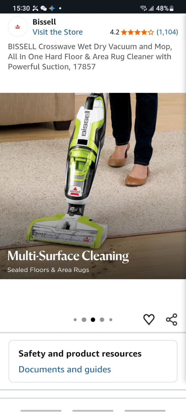 Bissell Crosswave Turbo Wet or Dry Vaccum