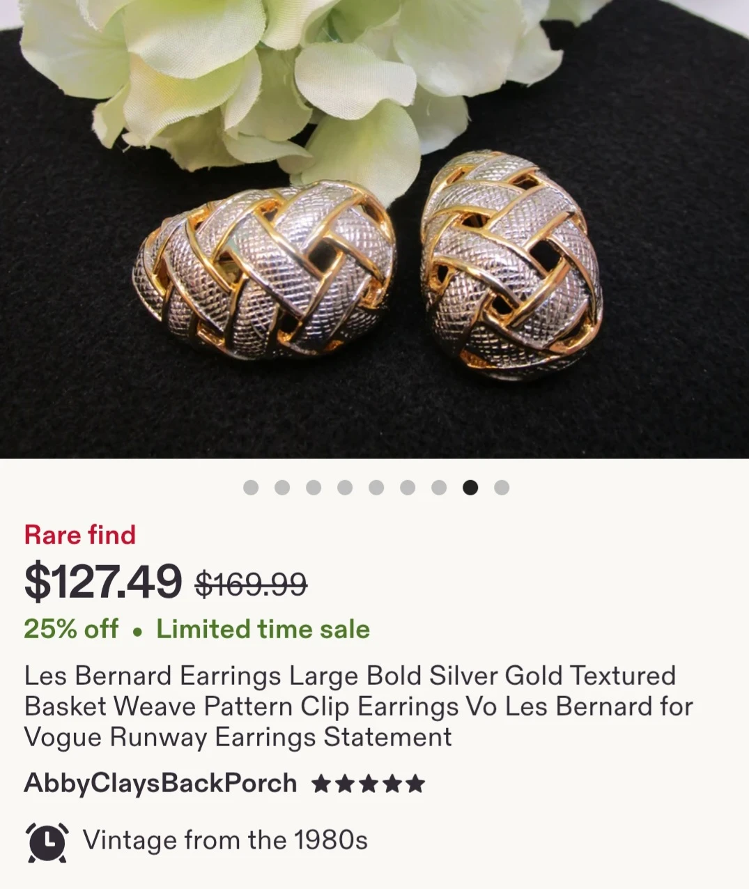 Rare Find Clip On Earrings - photo 2