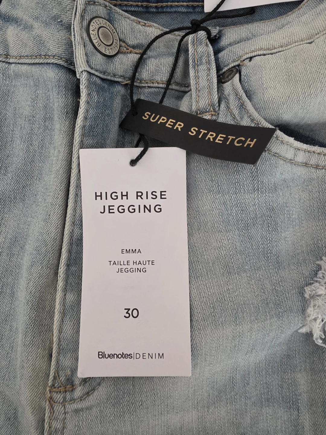 Bluenotes Emma Regular Super Stretch High Rise Ripped Jegging - photo 3
