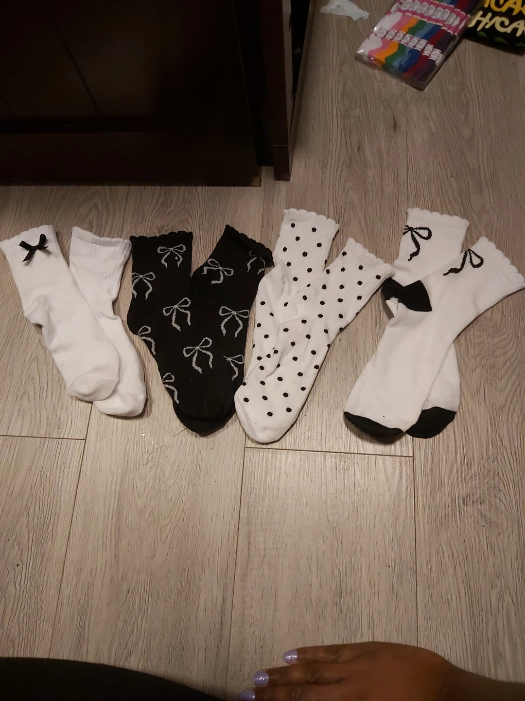Urban Planet Bow Quarter Socks (4 Pack) - photo 2
