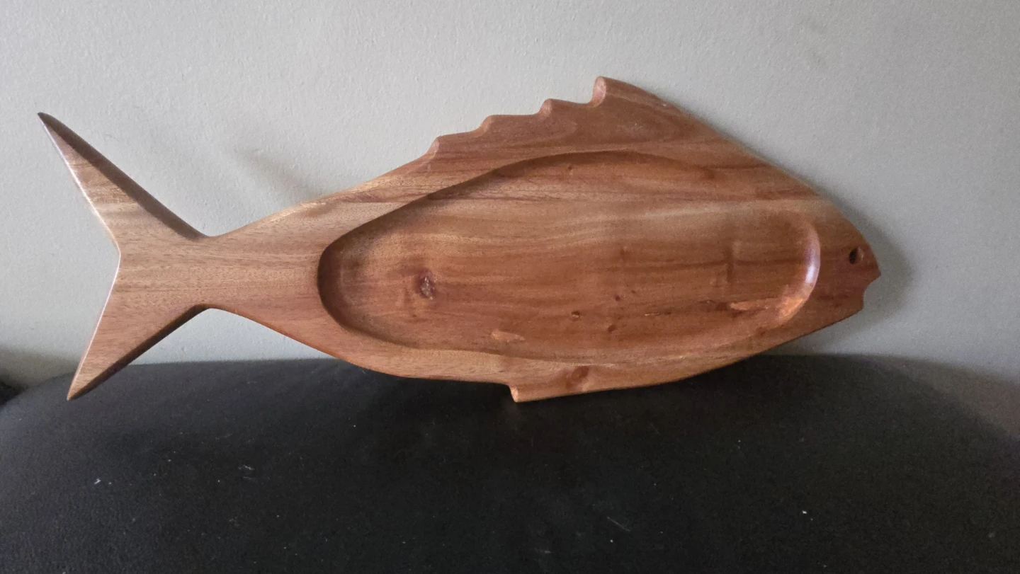 Wooden Serving Trays - Fish, Crab, and Shrimp Shapes - photo 2