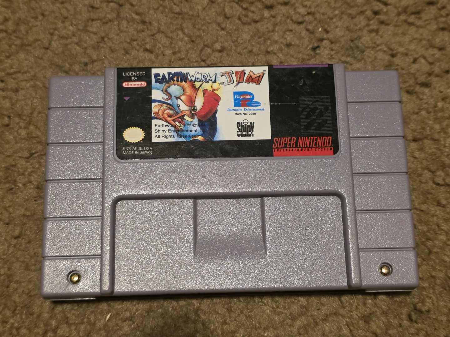 Super Nintendo SNES Bundle with Earthworm Jim - photo 3