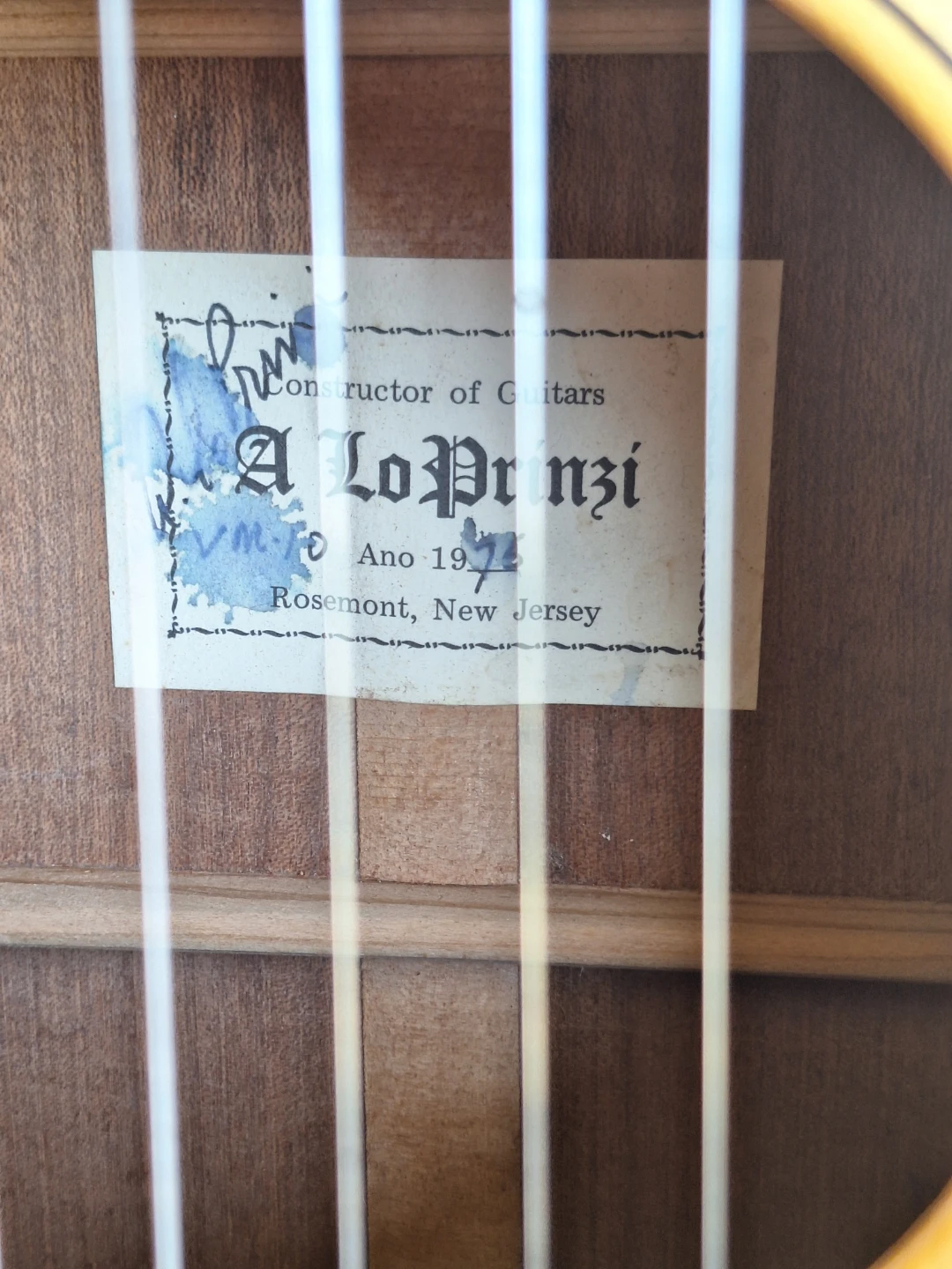 A. Lo Prinzi Acoustic Guitar - photo 3