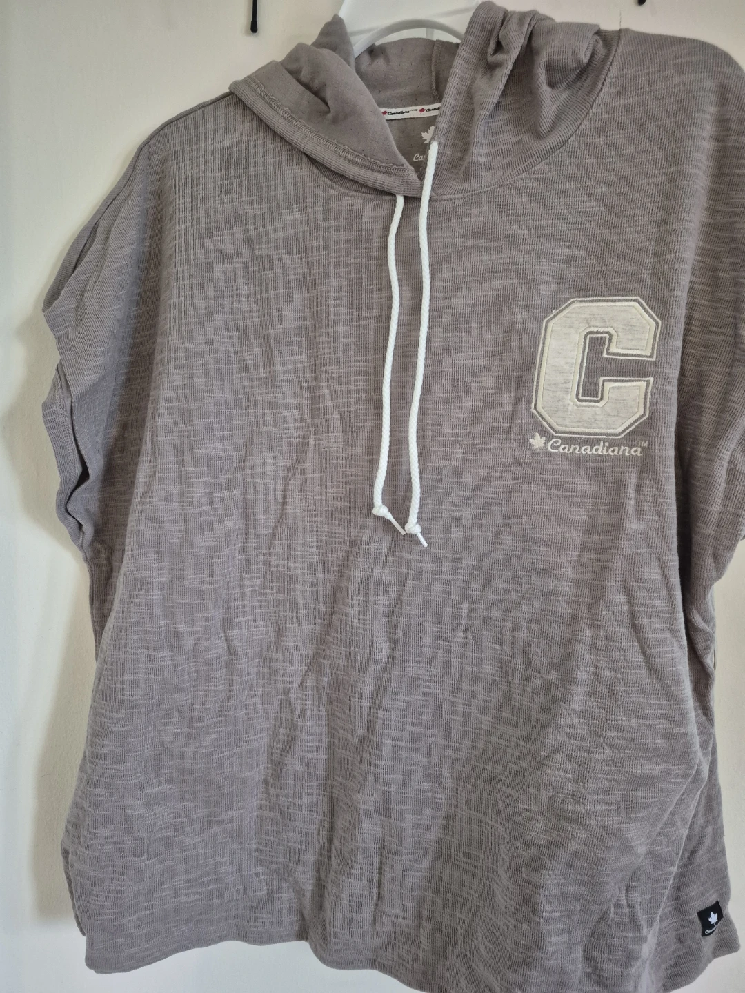 Canadiana Grey Hoodie and Shorts Set - photo 2