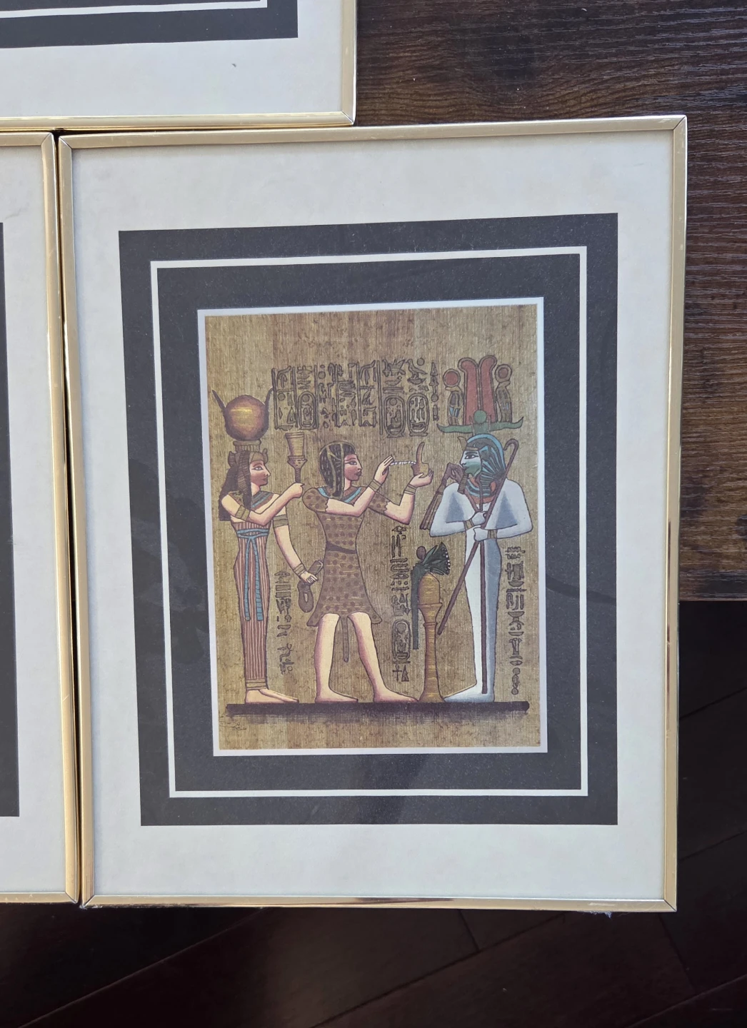 Framed Egyptian Art Decoration - photo 4