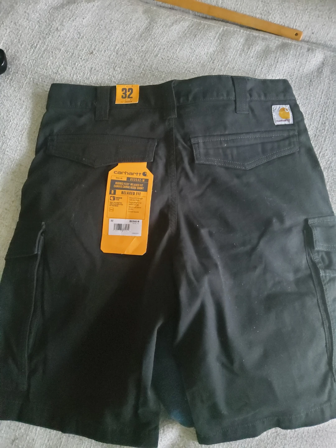 Carhartt Relaxed Fit Cargo Shorts - Black - photo 3