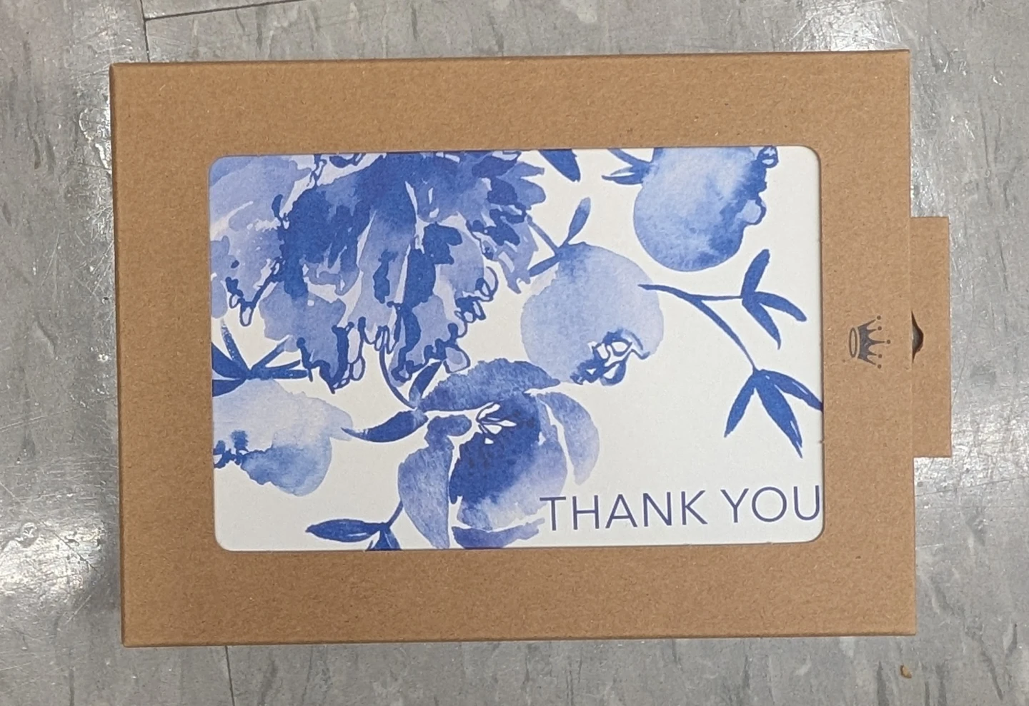 Hallmark 24 Pack Blue Floral Thank You Cards