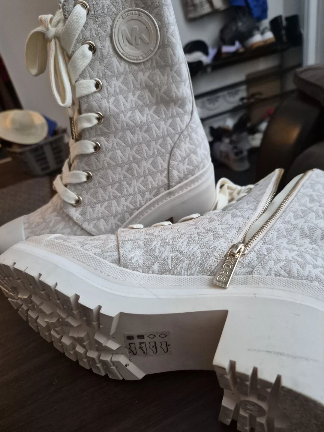 Michael Kors MK Monogram Boots