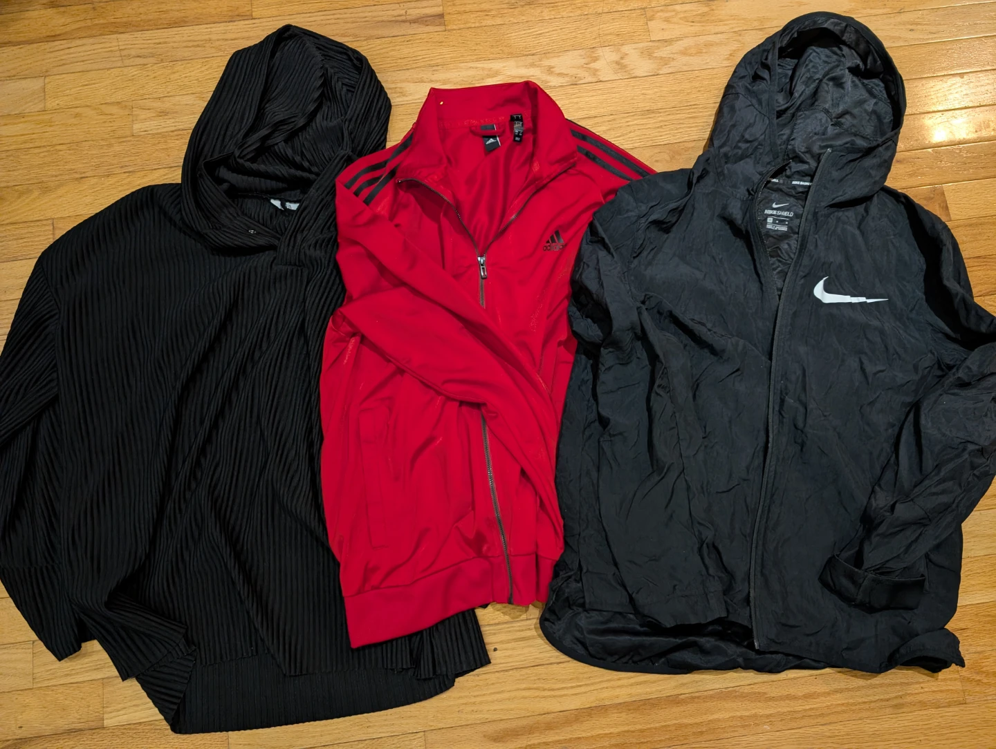 Bundle of 3 Jackets: Nike, Adidas,Zara , light Jacket