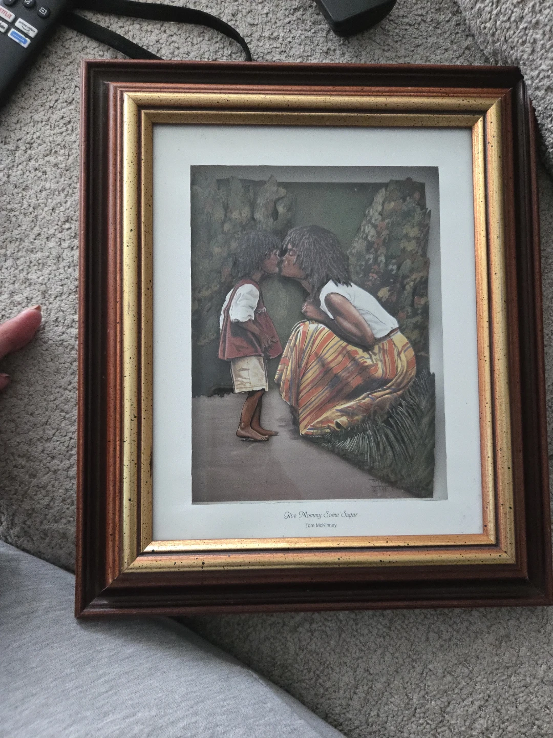 Give Mommy Some Sugar Framed Print by Tom McKinney