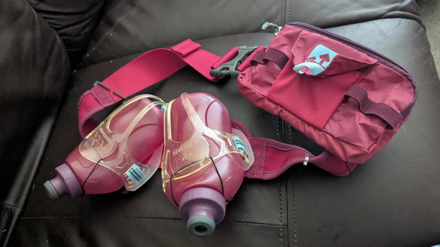 Nathan Trail Running Hydration Belt with Flasks