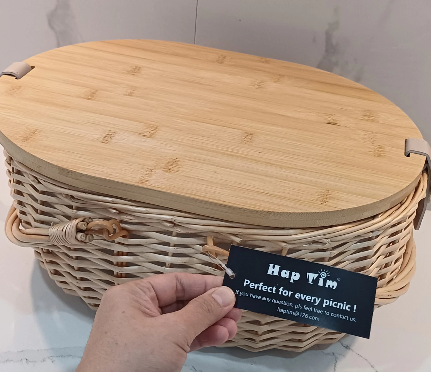 Hap Tim Picnic Basket with Blanket - photo 3