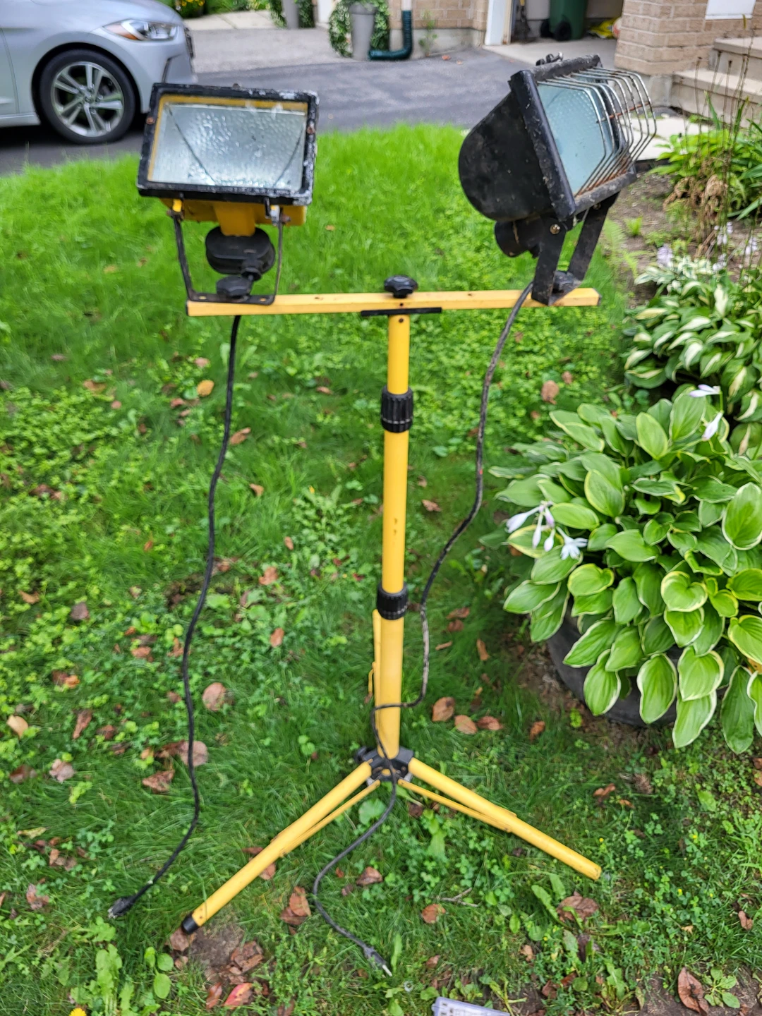 Dual Head Work Light with Adjustable Stand
