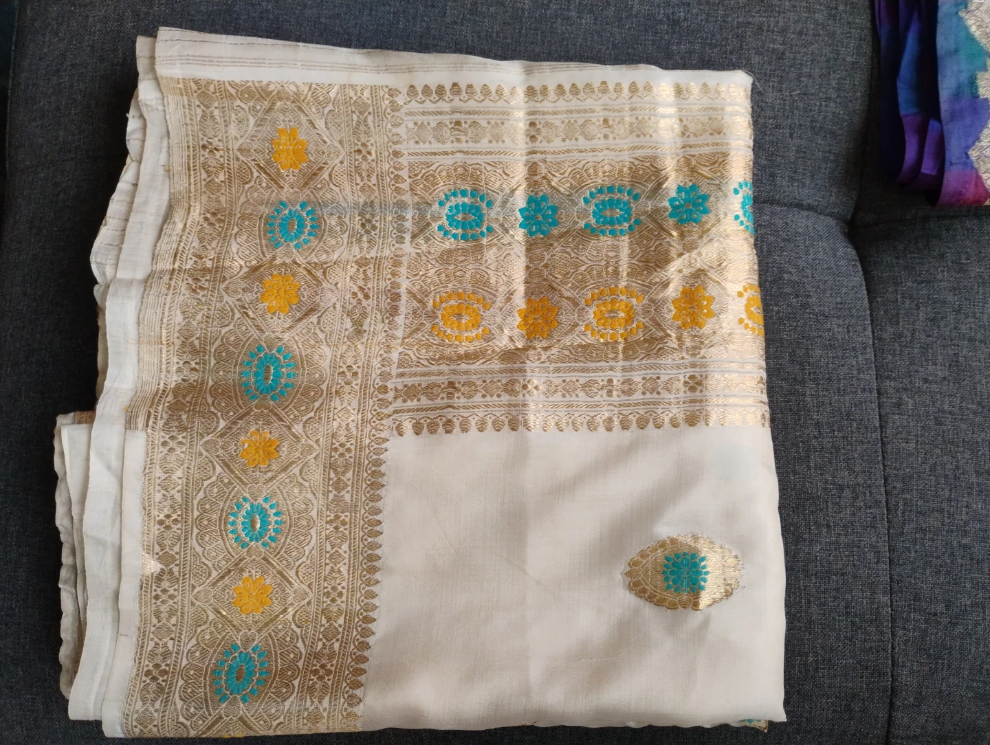 Three Beautiful Silk Sarees $25 eac J7h - photo 3