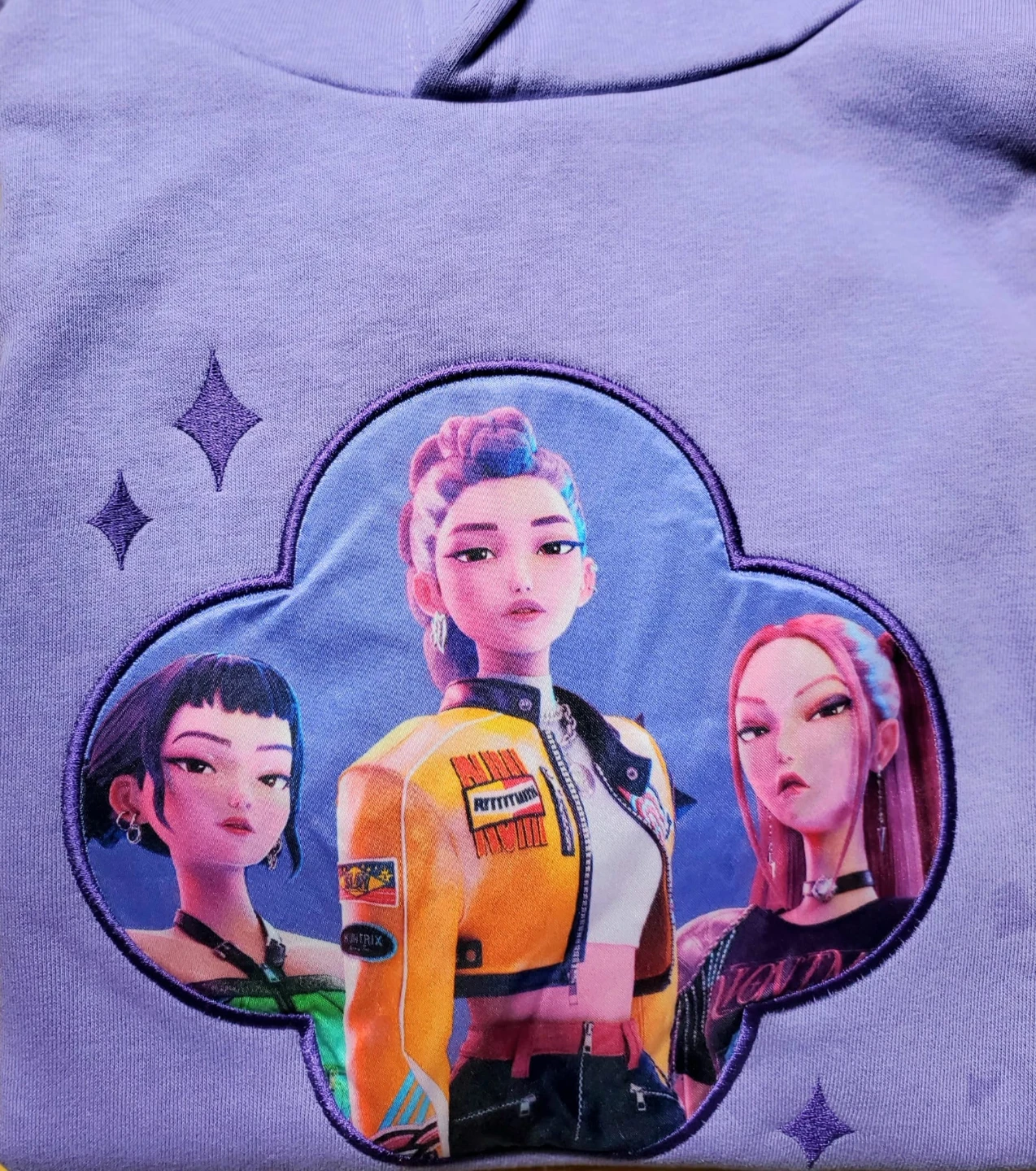 K- Pop Demon Hunters - Purple Hoodie - BNWT - photo 2