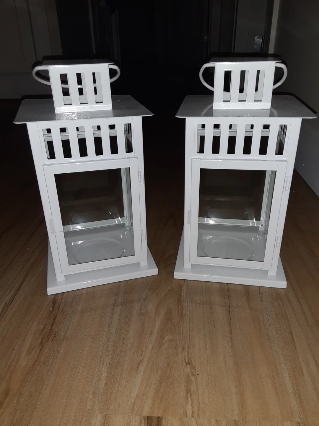 White Lanterns - Set of 2