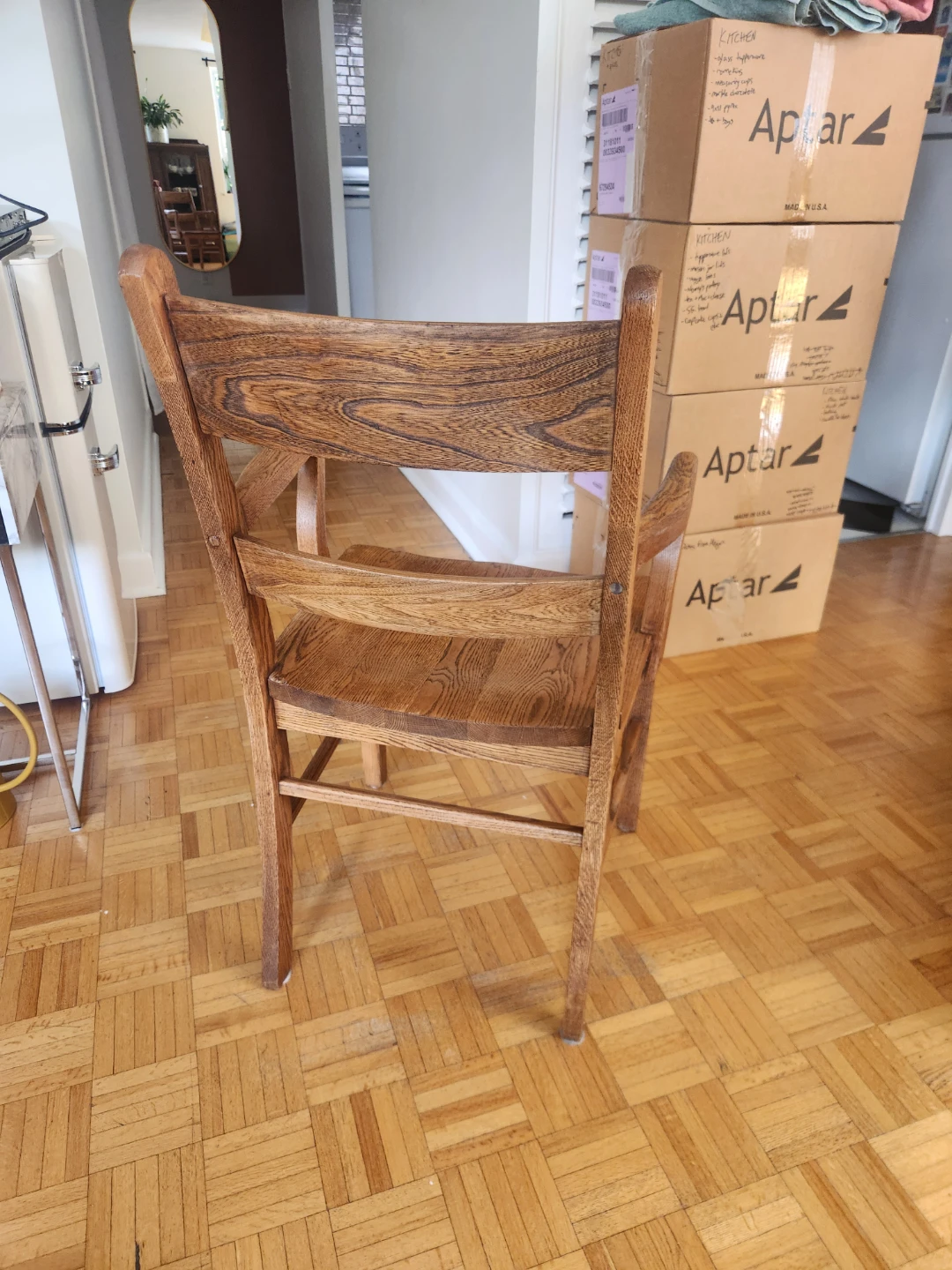 Vintage Oak Armchair - photo 3