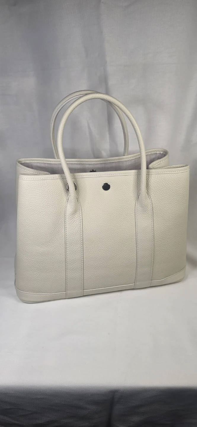 Cream Leather Garden Party 36