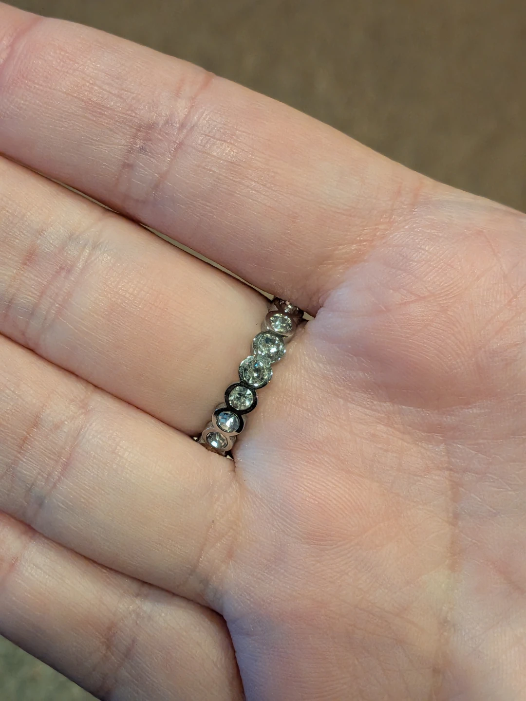Size 7 Circular Eternity Ring - photo 5