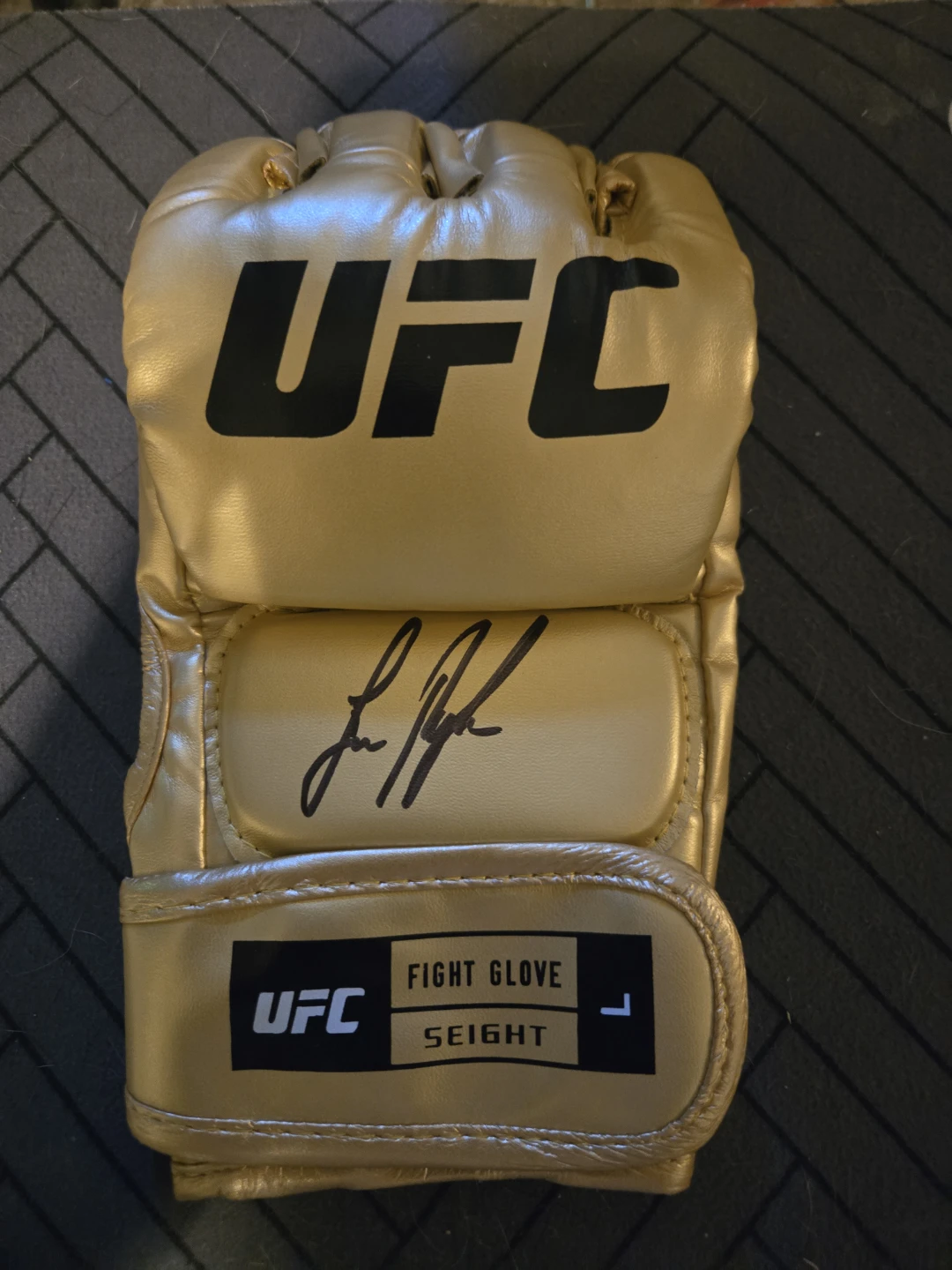 UFC Fight Glove Gold - Size L Joe Pyfer
